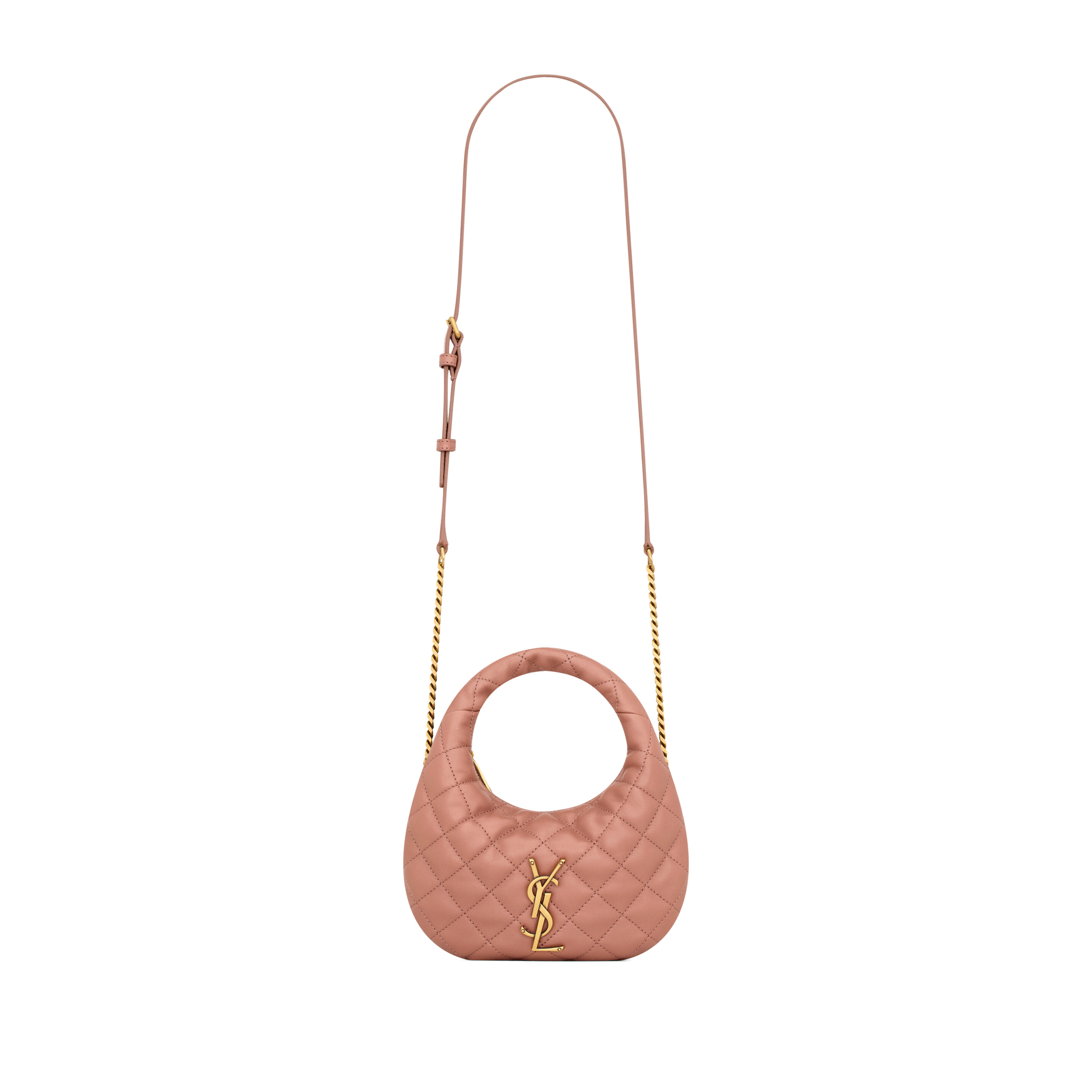 YSL ICARINO MINI IN QUILTED NAPPA 871329AAANG5036 (19*12*5cm)